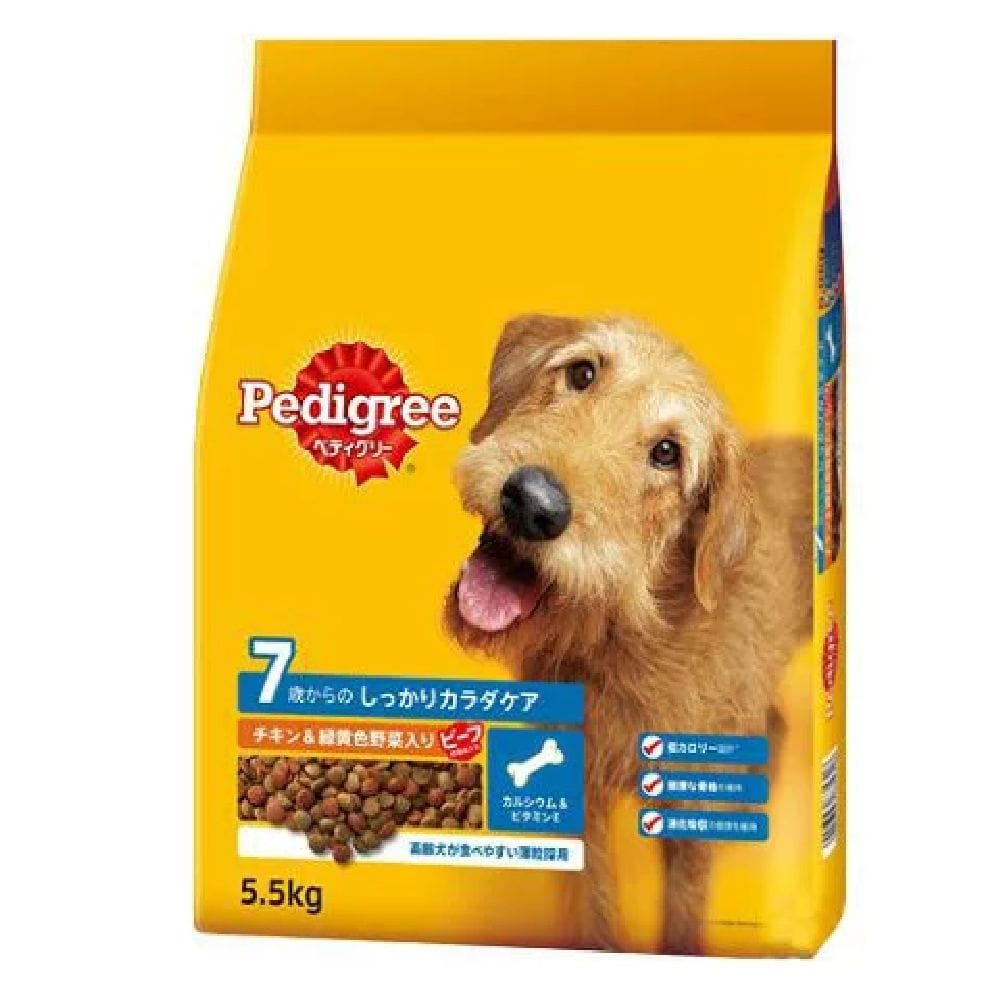 マース ペディグリー 7歳から用 ヘルシーチキン＆緑黄色野菜入り 5.5kg