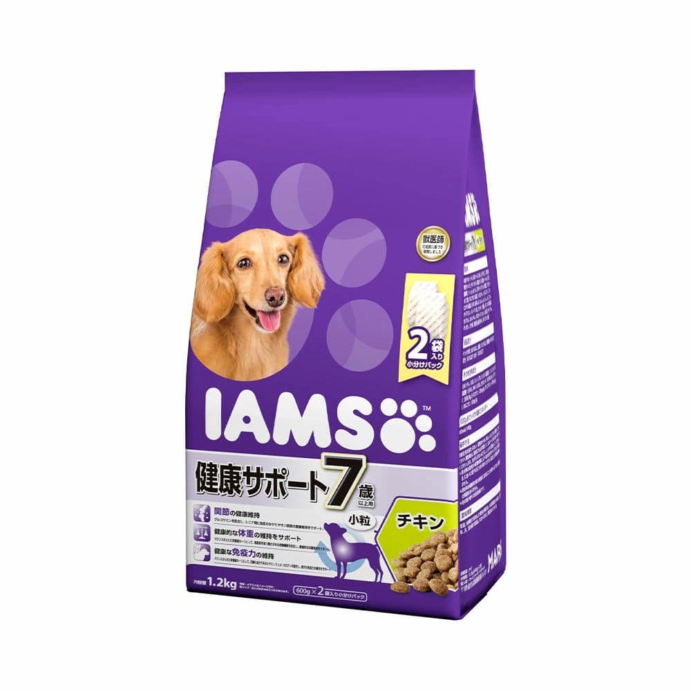 マース アイムス犬 7歳以上用 健康サポート チキン 小粒 1.2kg