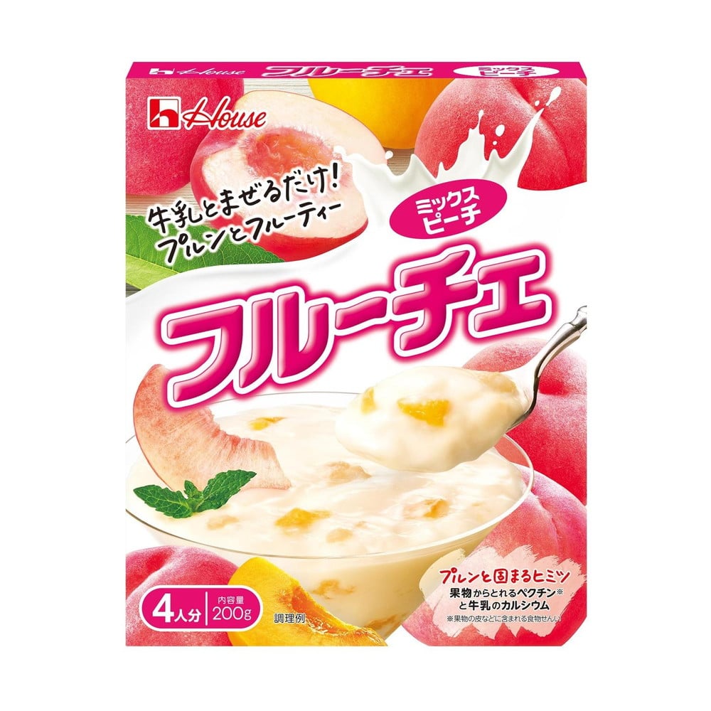 ◆ハウス フルーチェ ミツクスピーチ 200g   【10個セット】
