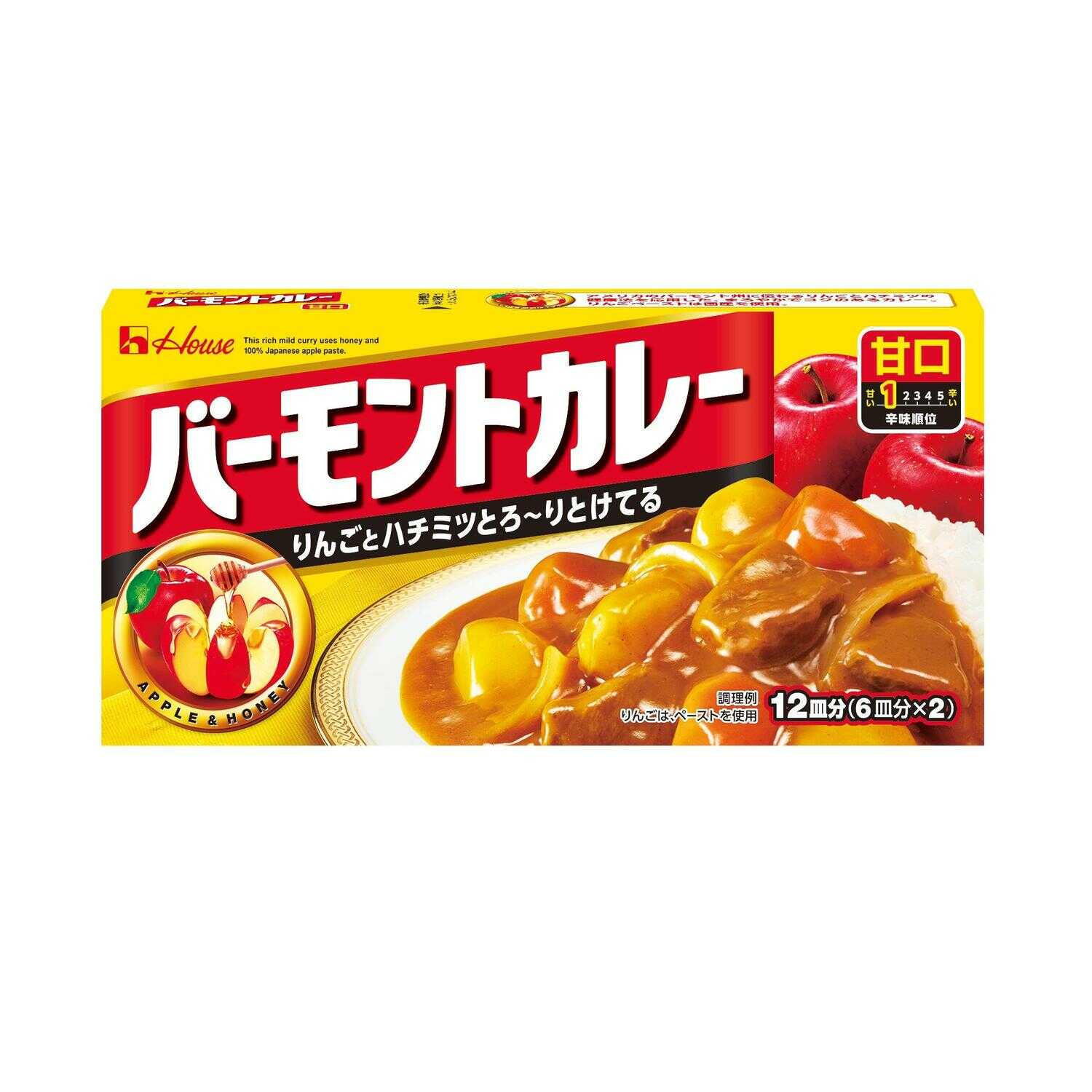 ◆ハウス バーモントカレー 甘口 230g   【10個セット】