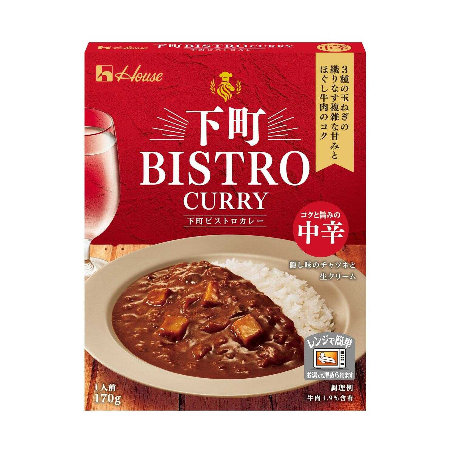 ◆ハウス 下町BISTRO CURRY 中辛 170g   【10個セット】