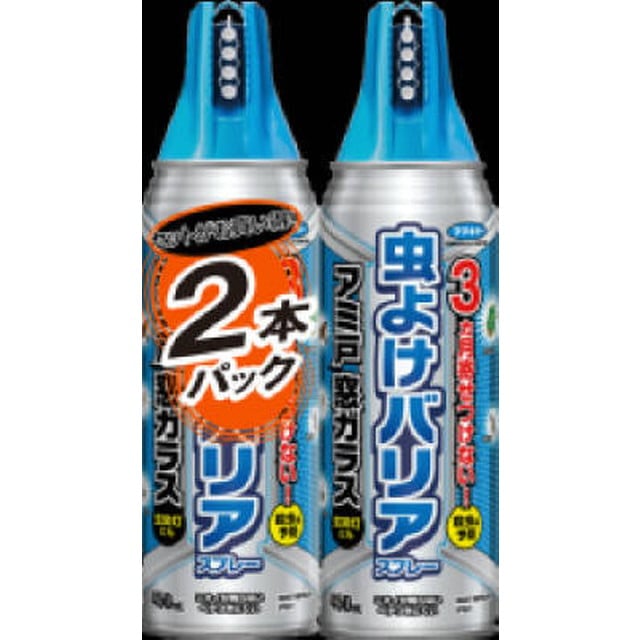 虫よけバリアスプレーアミ戸窓ガラス450mL2本パック