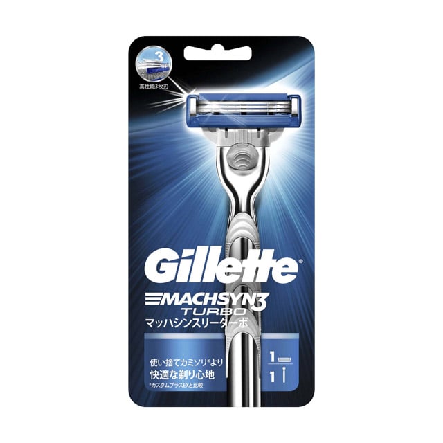 P&G ジレット マッハシンスリーターボ ホルダー 替刃1個付