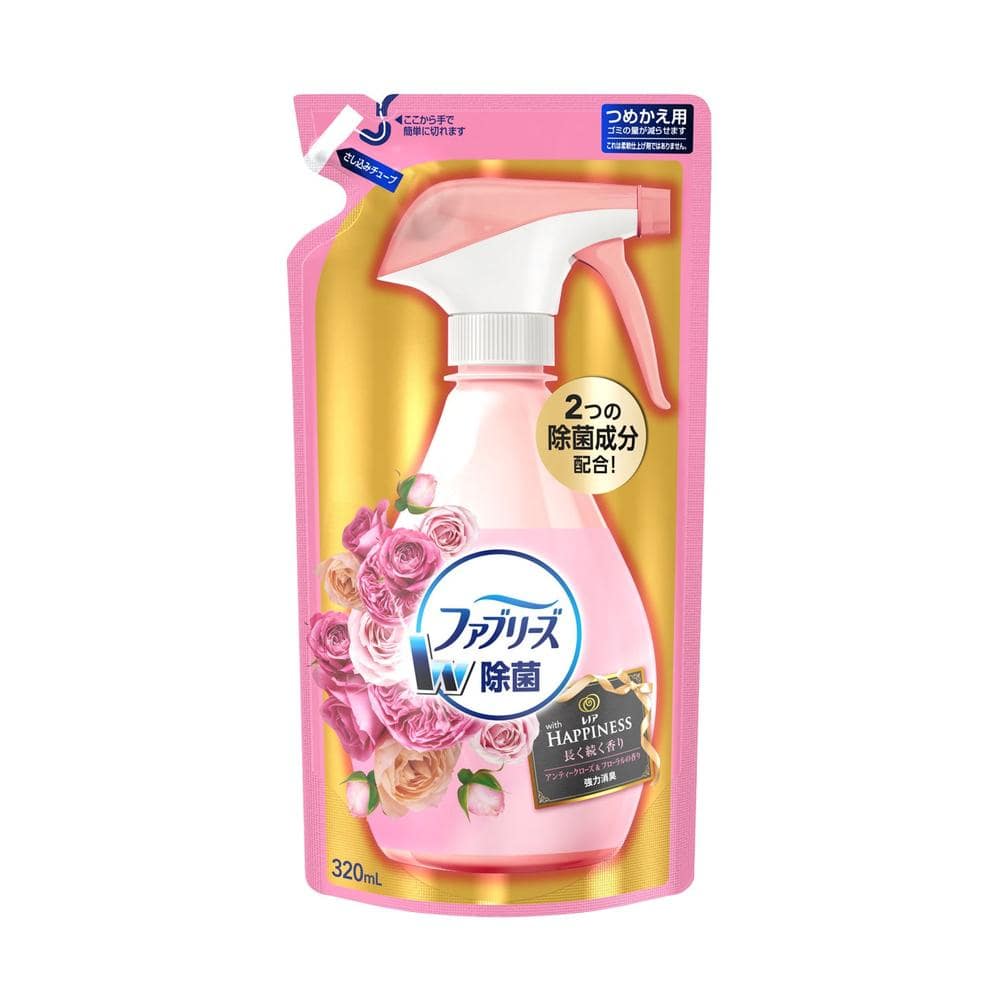 P&G ファブリーズwithレノアハピネス アンティークローズ&フローラル 詰め替え 320mL【3個セット】