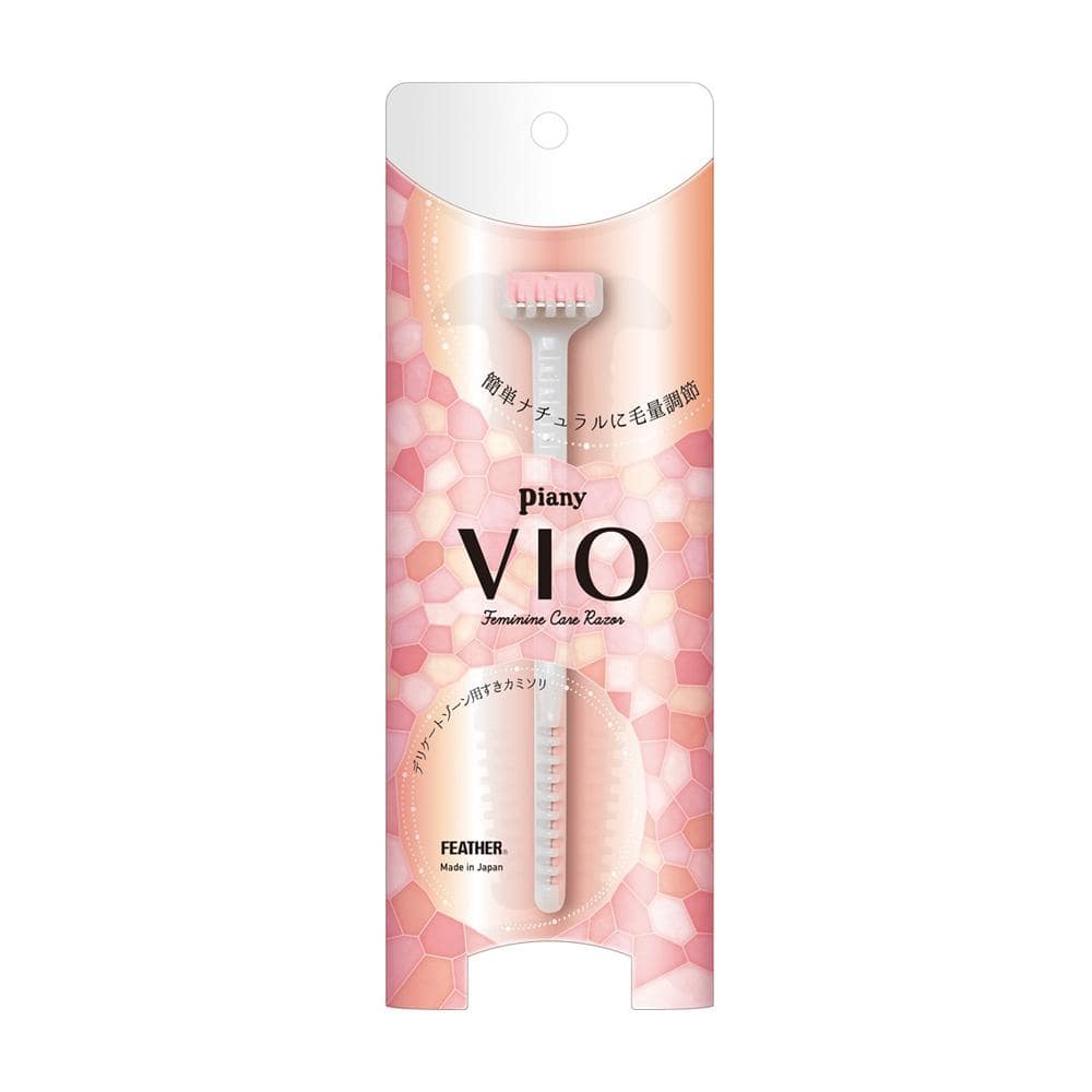 フェザー安全剃刃 ピアニィ VIO (デリケートゾーン用すきカミソリ) 1本