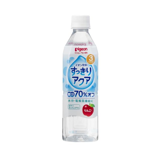 ◆ピジョン すっきりアクア りんご 3ヶ月～ 500ml【6本セット】