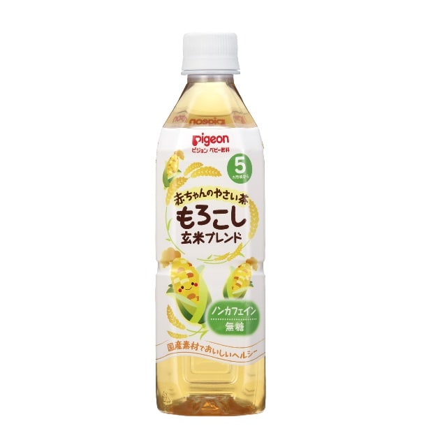 ◆ピジョン 赤ちゃんのやさい茶 もろこし玄米ブレンド 500ml（5ヶ月～）【24本セット】▽検品時開梱商品のため開梱跡あり