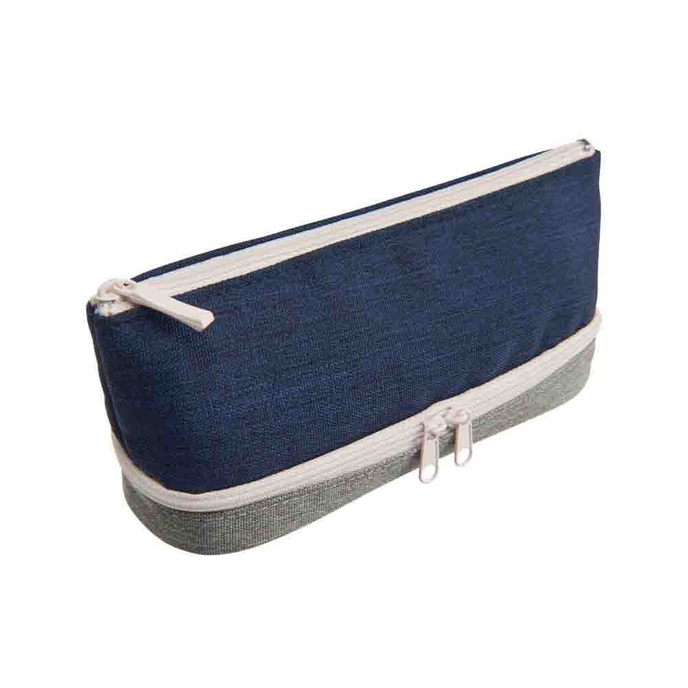 レイメイ藤井 2レイヤーペンケース ネイビー