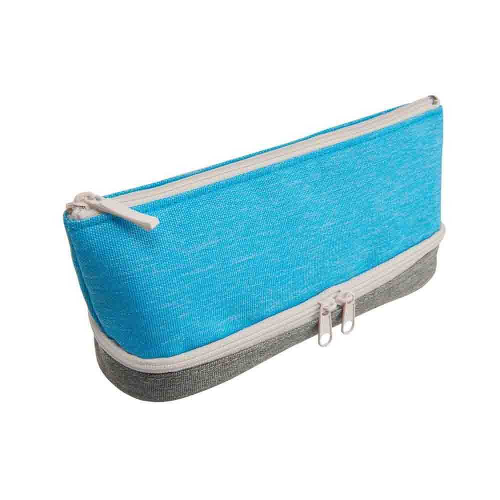 レイメイ藤井 2レイヤーペンケース ブルー