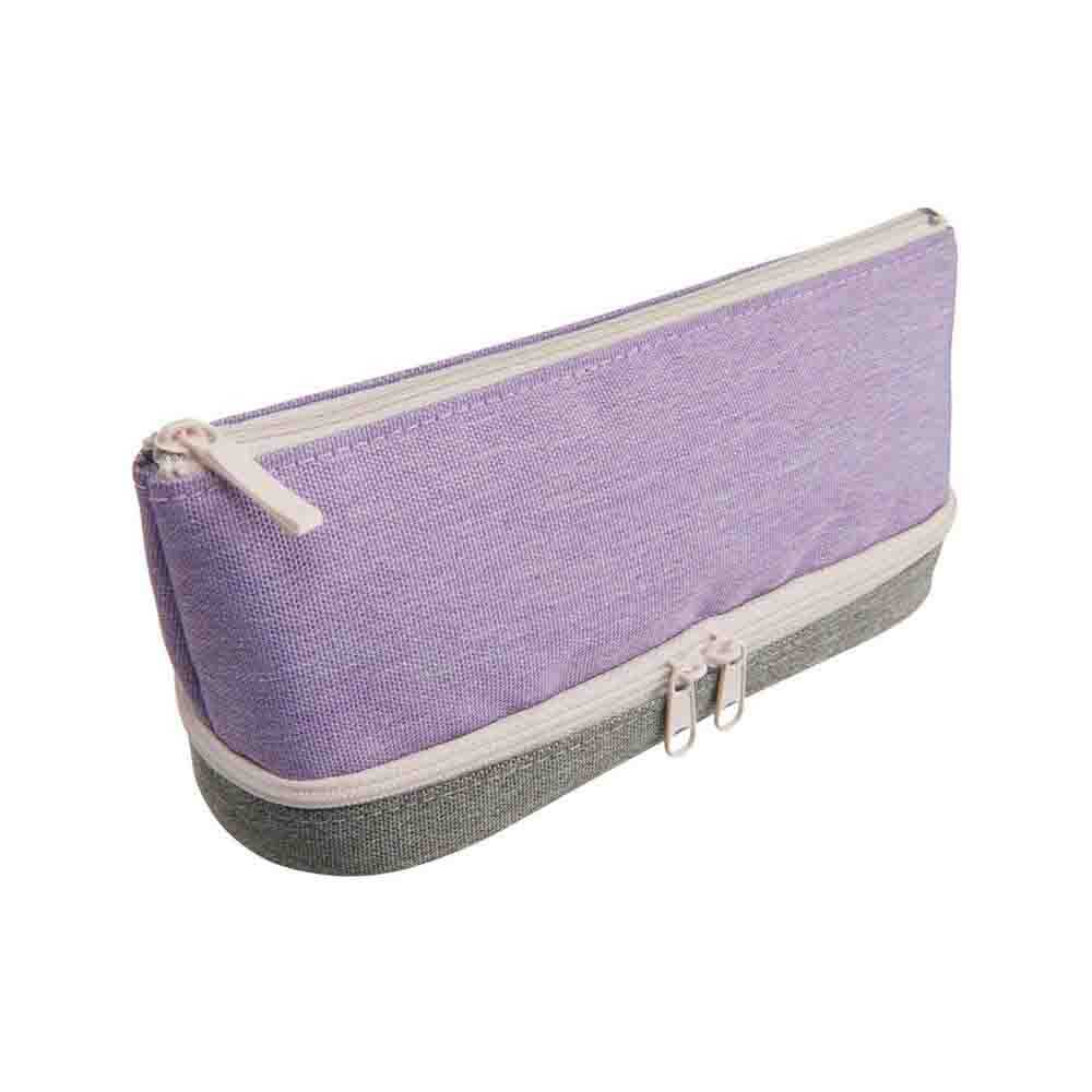 レイメイ藤井 2レイヤーペンケース バイオレット