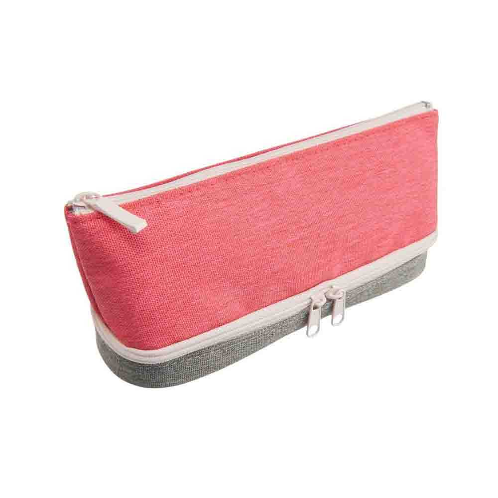 レイメイ藤井 2レイヤーペンケース ピンク