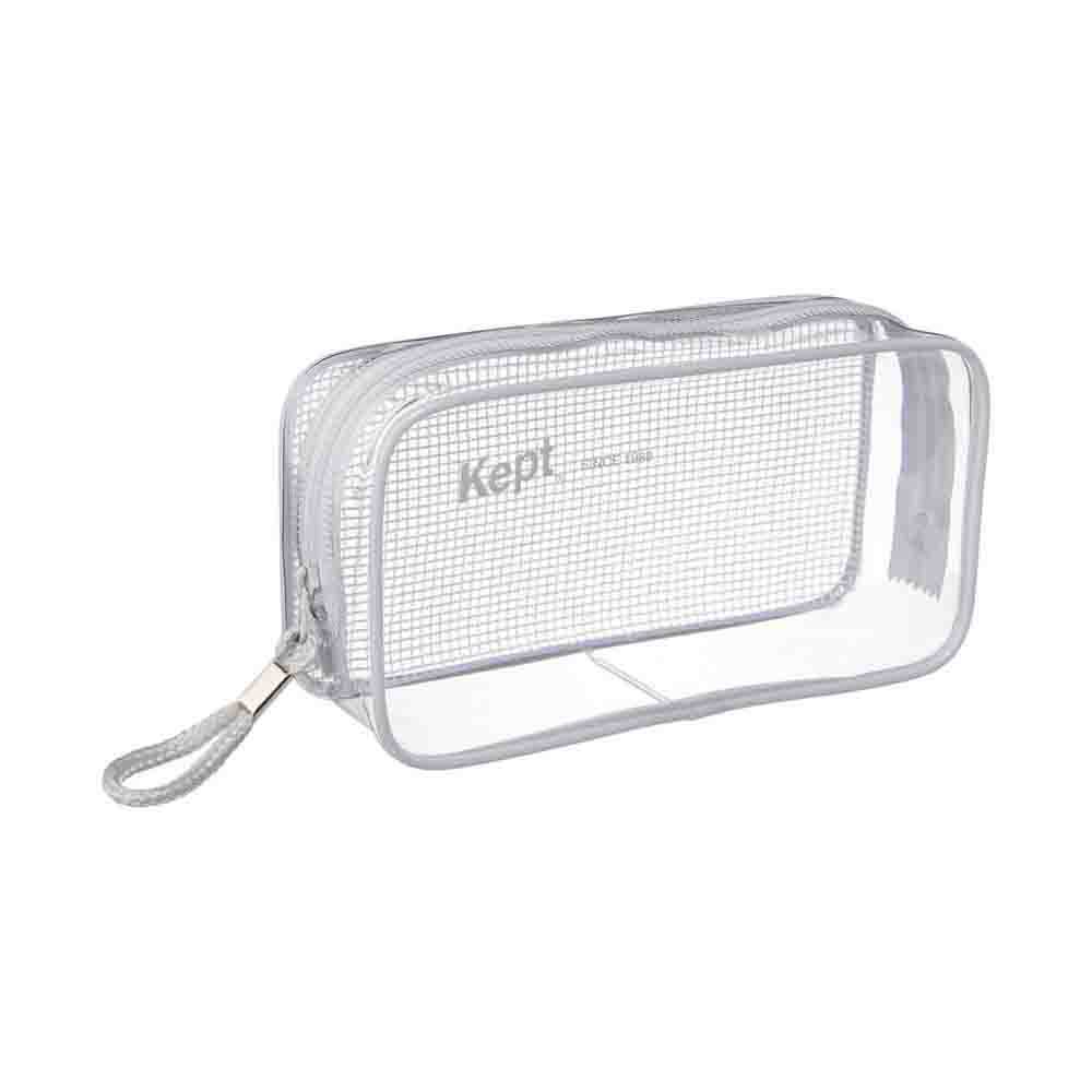 レイメイ藤井 Kept クリアペンポーチ ライトグレー