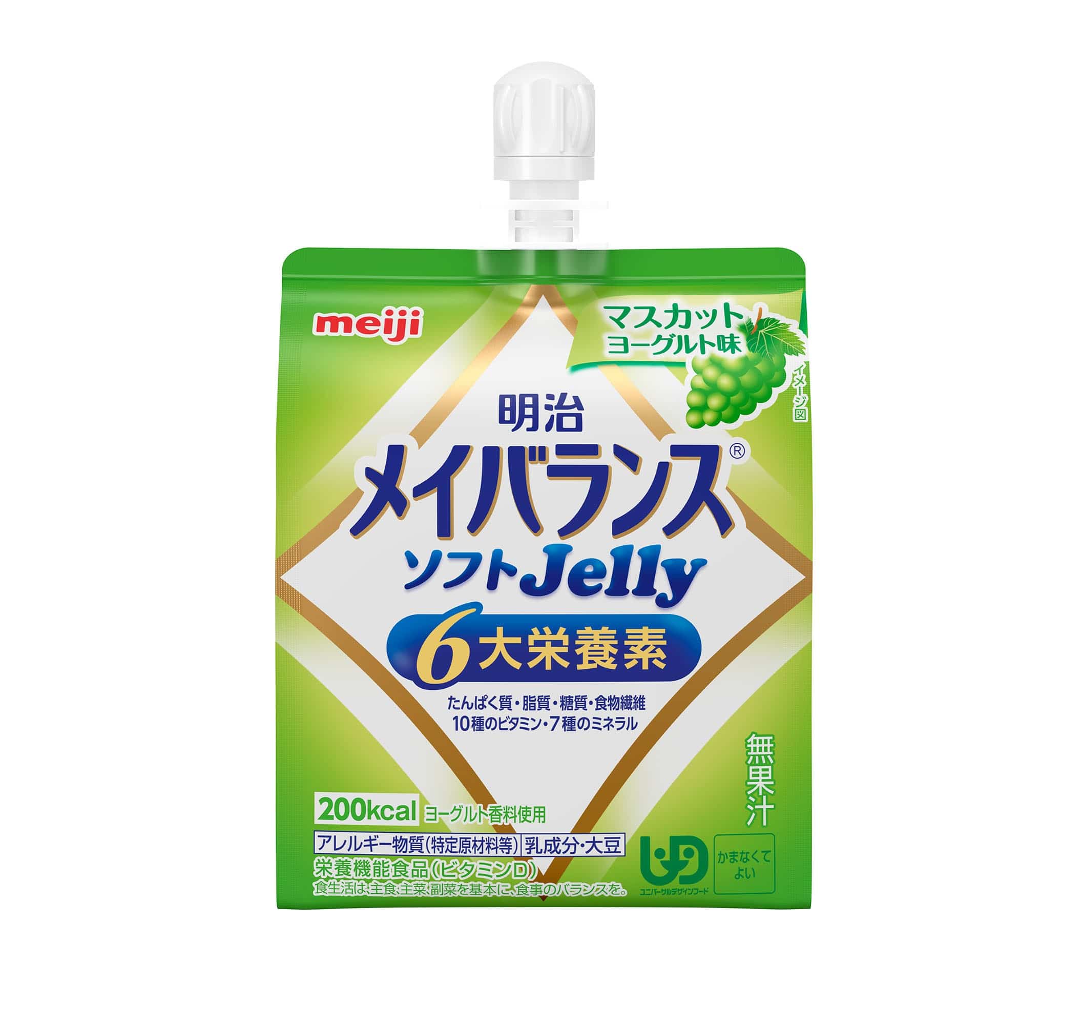 ◆明治 メイバランスソフトJelly マスカットヨーグルト味 125ml   【6個セット】