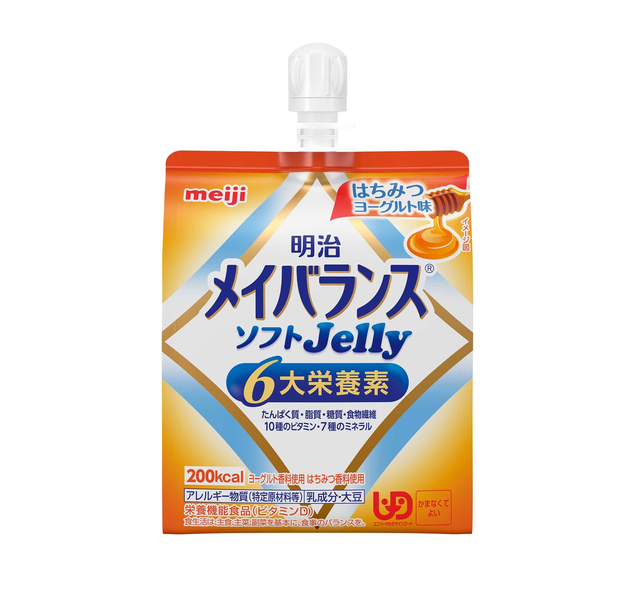 ◆明治 メイバランスソフトJelly はちみつヨーグルト味 125ml   【6個セット】