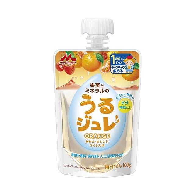 ◆森永乳業 うるジュレ ORANGE 100g（12ヶ月～）【6個セット】