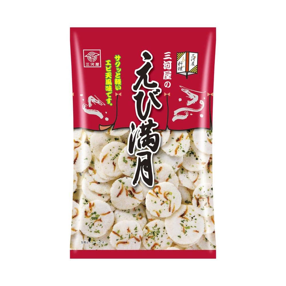 ◆三河屋製菓 えび満月 75g   【12個セット】