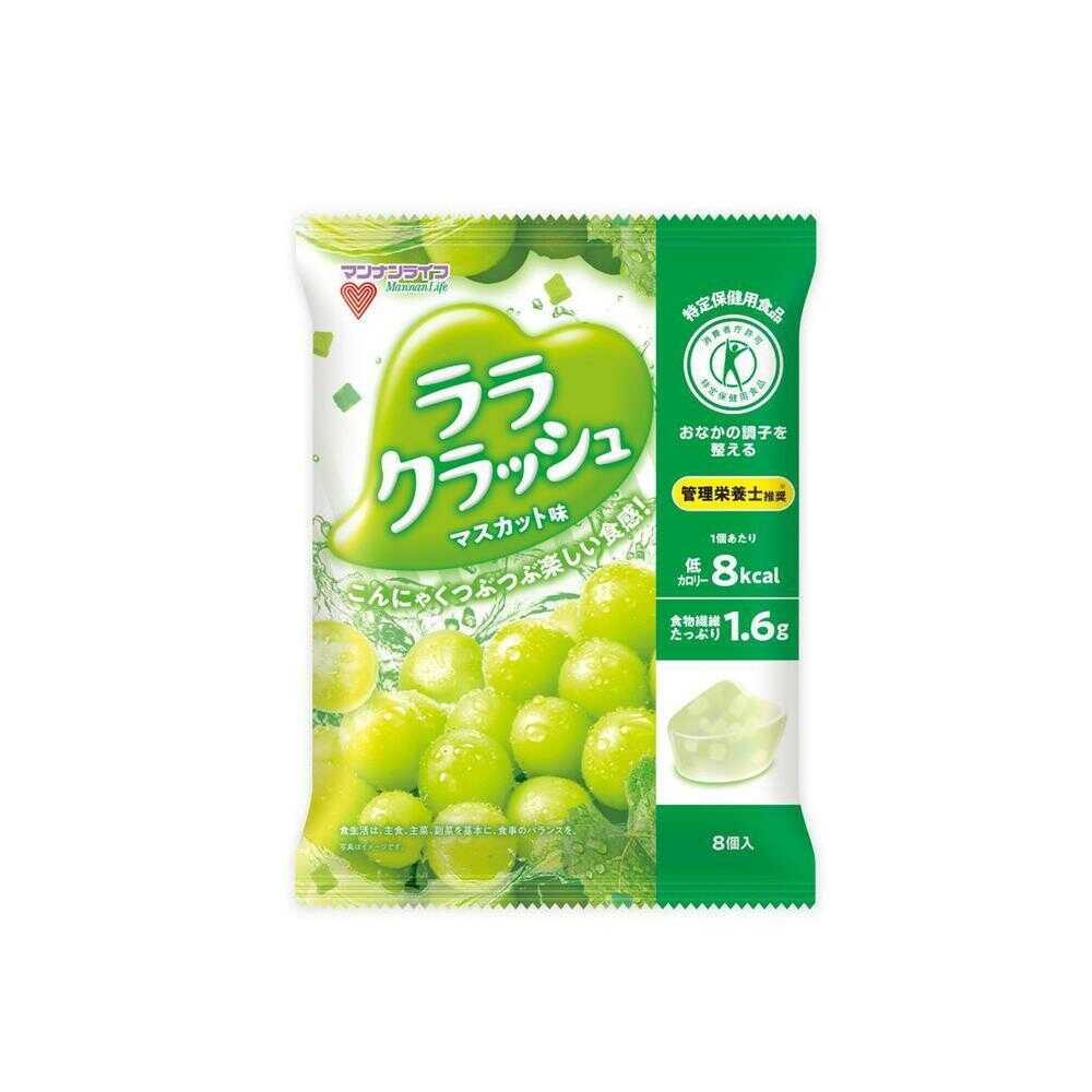 ◆【特定保健用食品(トクホ)】マンナンライフ 蒟蒻畑ララクラッシュマスカット味 192g   【12個セット】