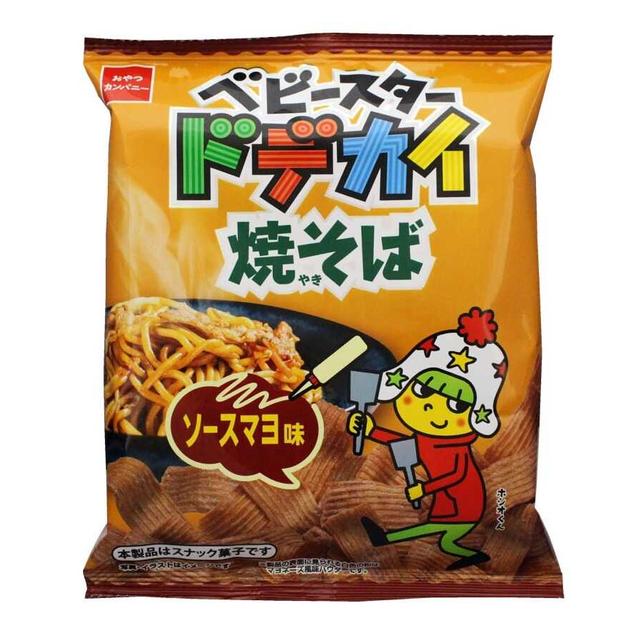 ◆おやつカンパニー ドデカイ焼そばソースマヨ味 67g【12個セット】