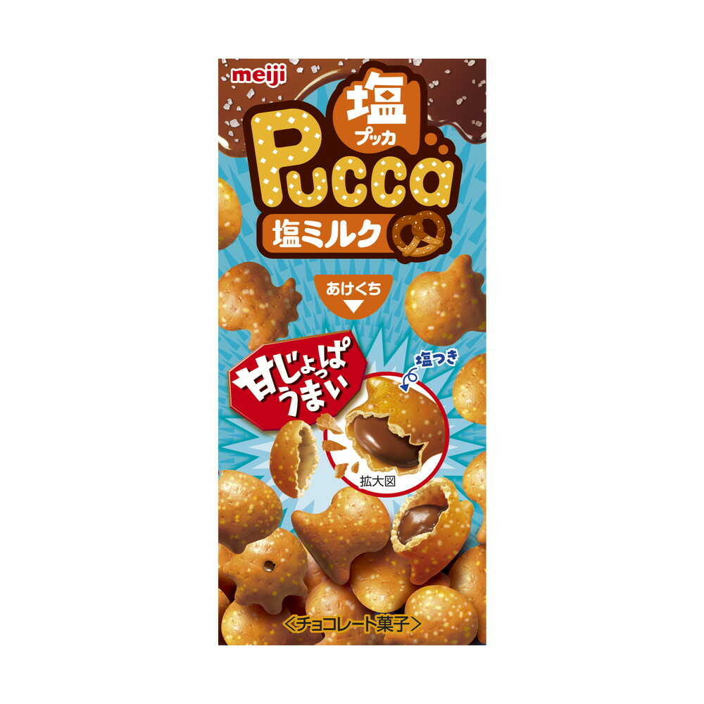 ◆明治 プッカ塩ミルク 39g   【10個セット】