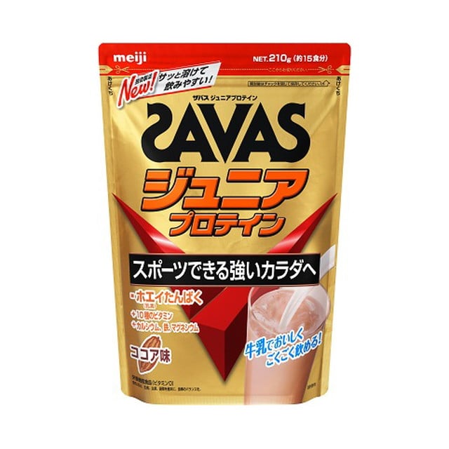 ◆ザバス ジュニアプロテイン ココア 210g(15食分)