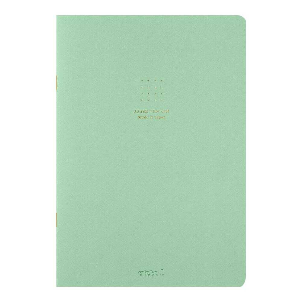 ミドリ ノート＜A5＞ カラー ドット方眼 緑 1冊