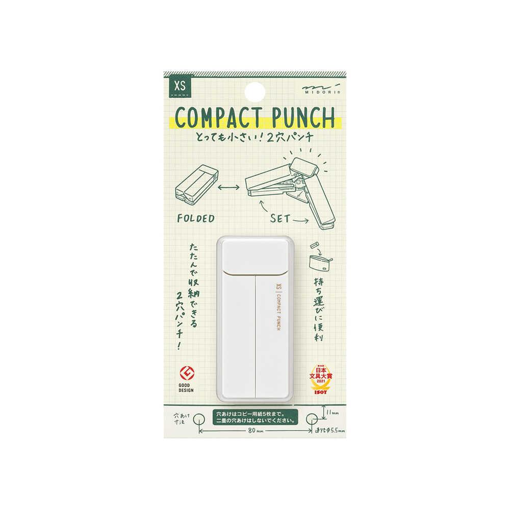ミドリ XS コンパクトパンチ 白A 1個入り