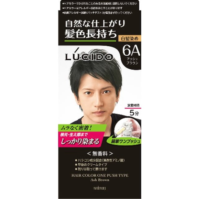 ルシード ワンプッシュケアカラー アッシュブラウン (医薬部外品)