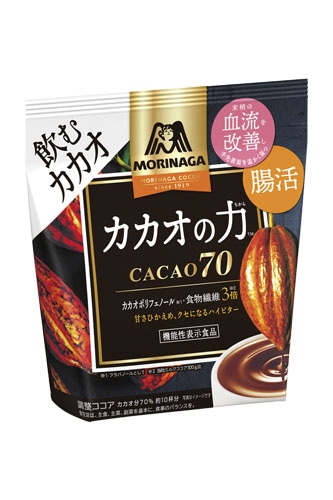 ◆森永製菓 カカオの力 CACAO70  200g【12個セット】