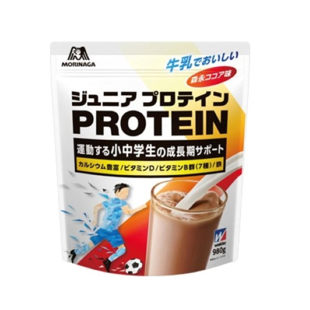 ◆森永製菓 ジュニアプロテイン ココア味 980g【2個セット】