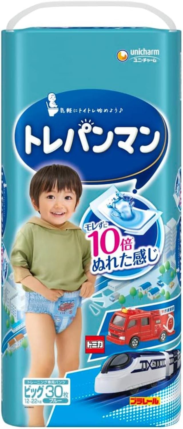 ユニ・チャーム トレパンマン ブルー ビッグ 30枚【4個セット】