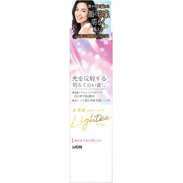 Lighteeハミガキ ホワイトローズミント 100g