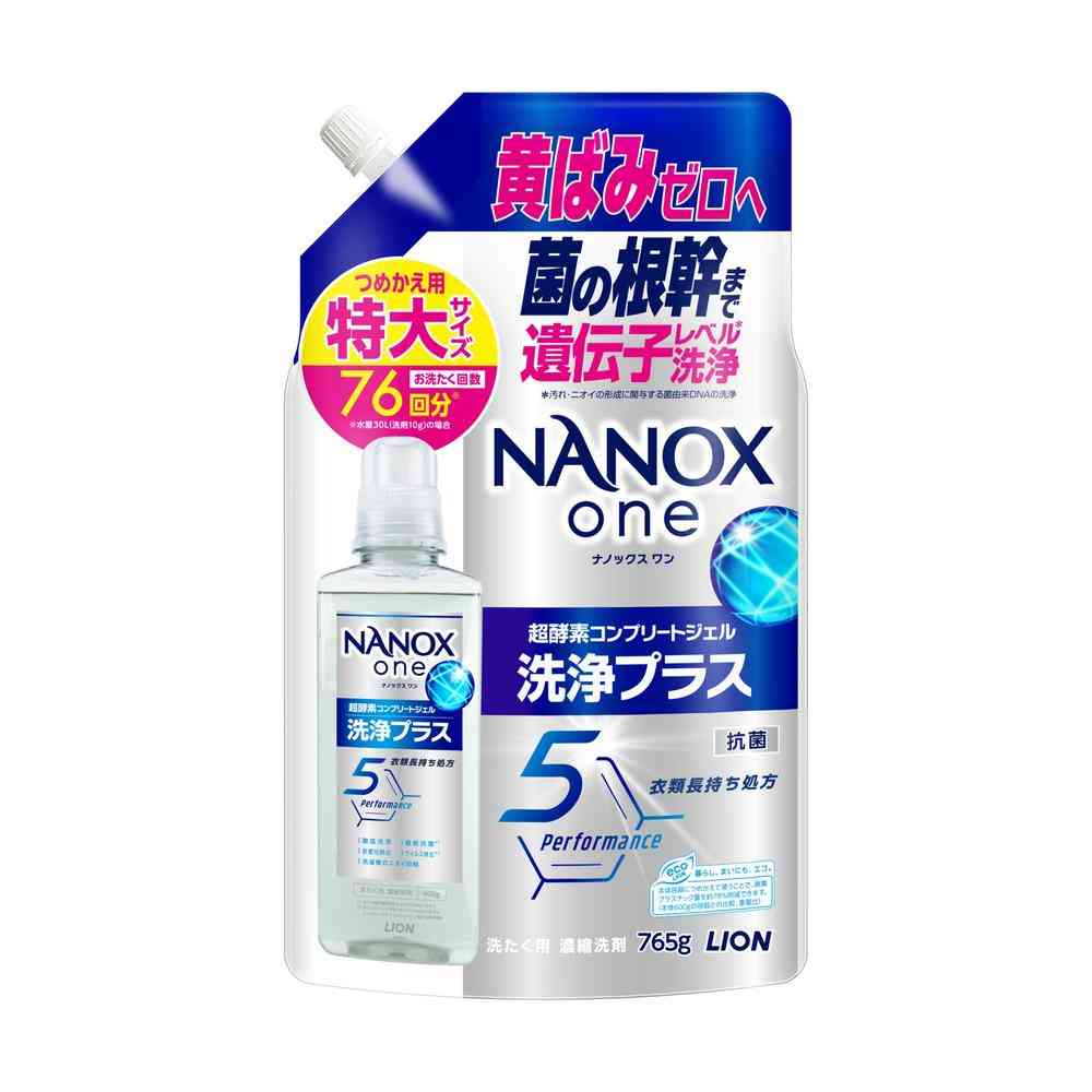 ライオン NANOX one 洗浄プラス 詰め替え 特大 765g