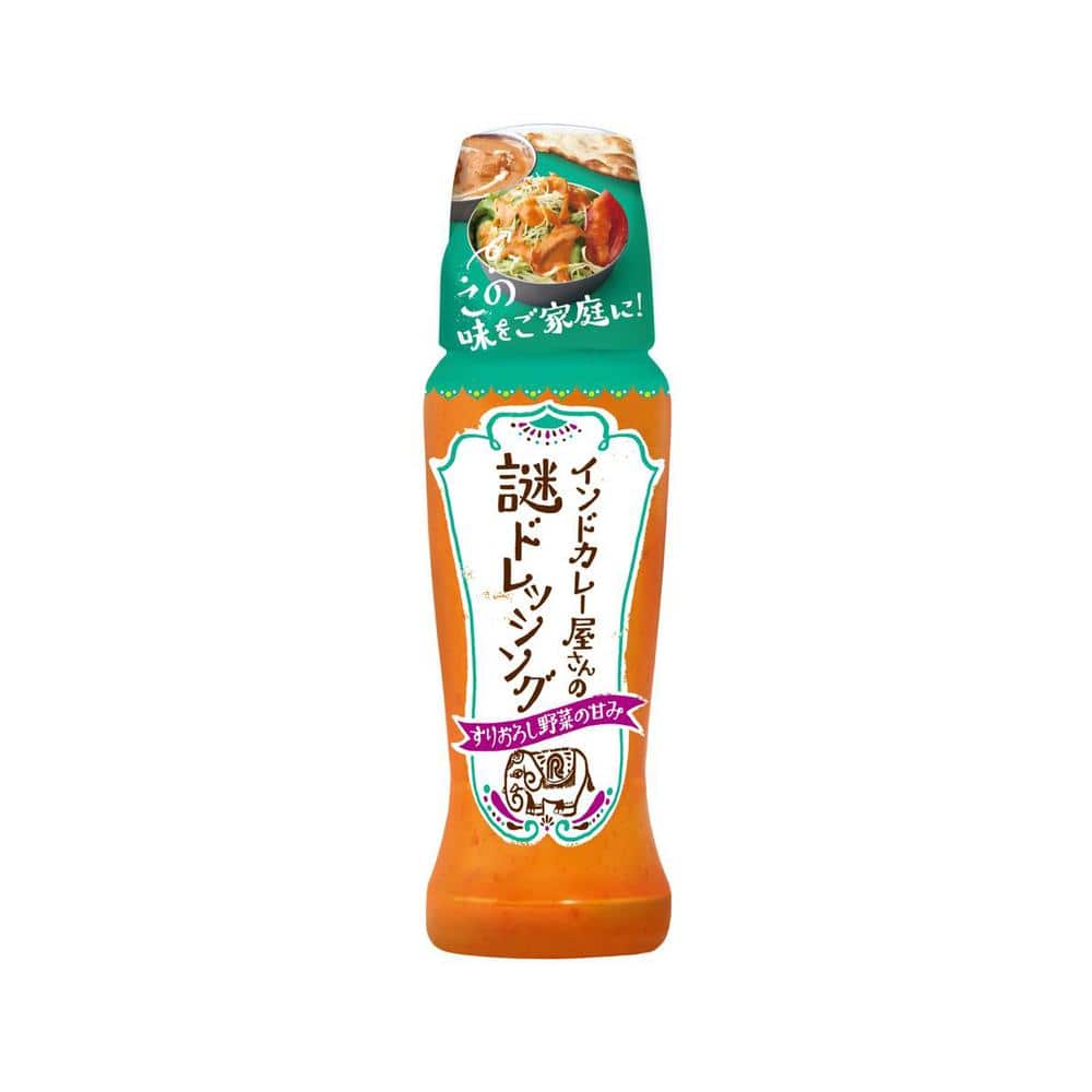 ◆理研ビタミン インドカレー屋さんの謎ドレッシング 190ml   【12個セット】
