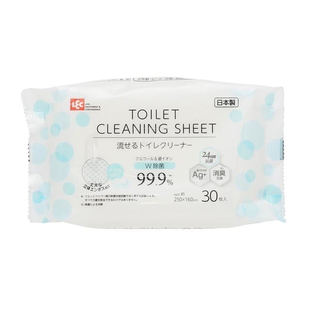 レック 流せるトイレクリーナー  30枚入り   【5個セット】