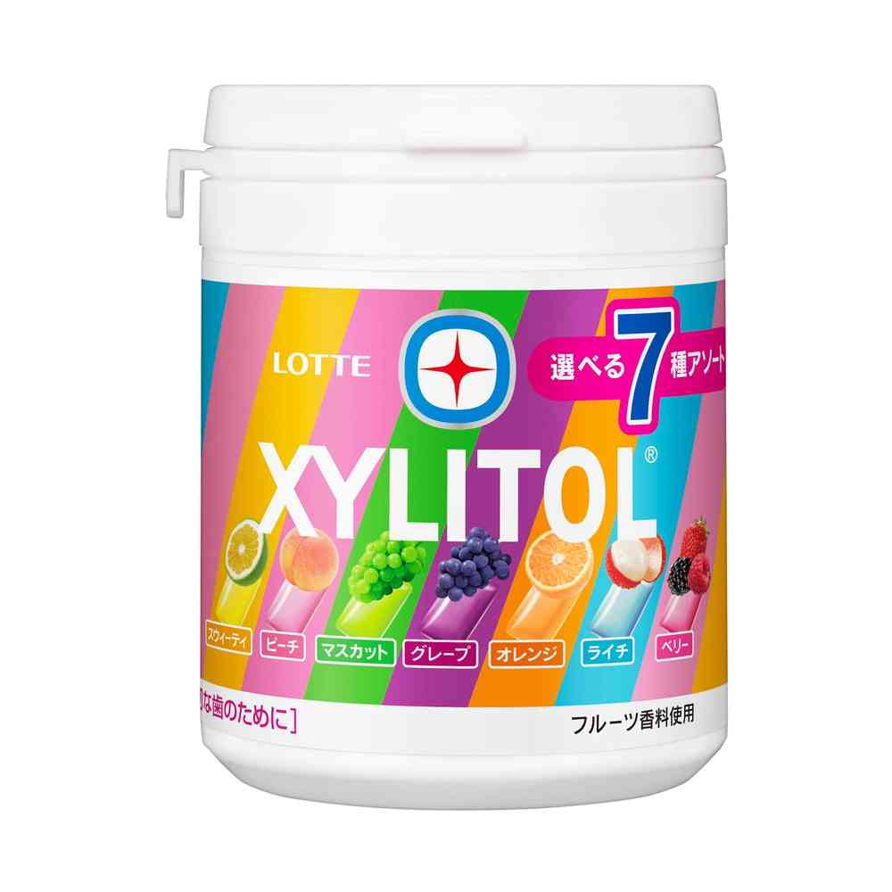 ◆ロッテ キシリトール  7種アソートボトル 133g   【6個セット】