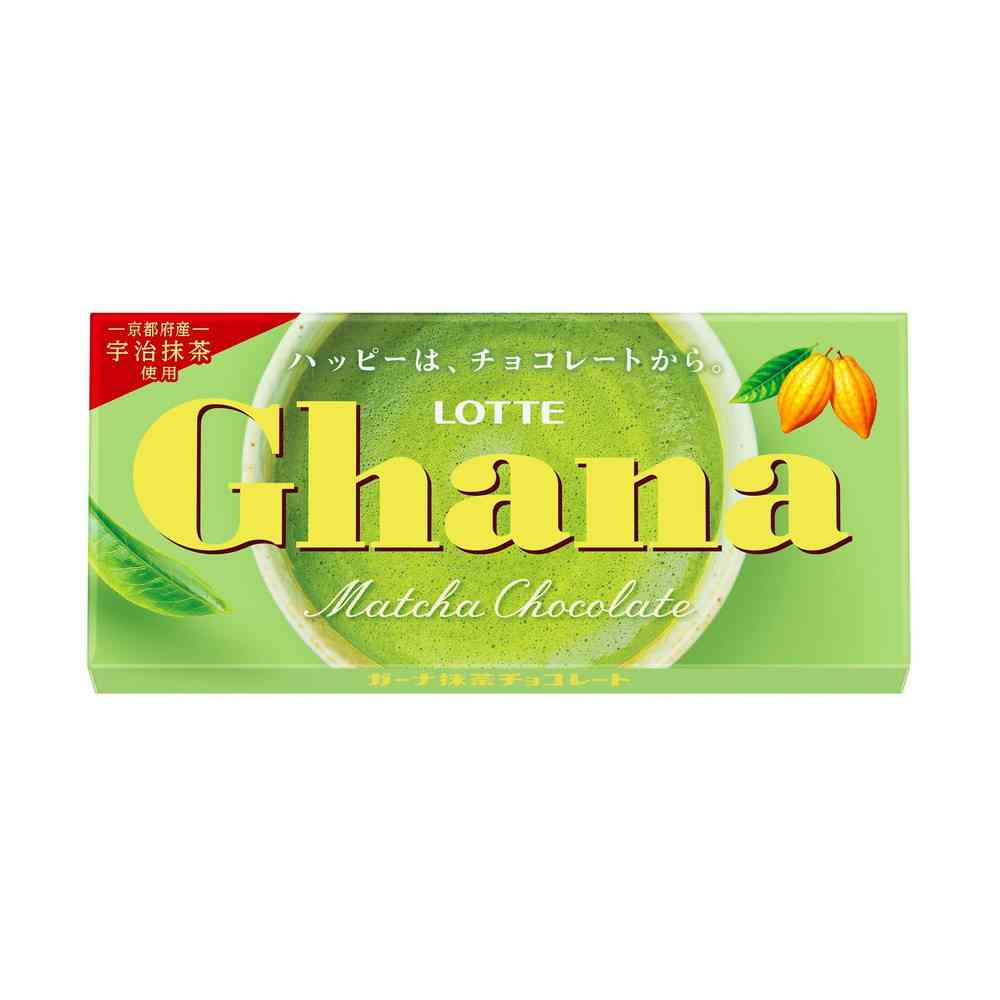◆ロッテ ガーナ 抹茶チョコレート 45g   【10個セット】