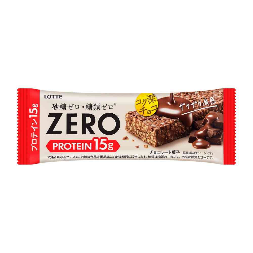 ◆ロッテ ゼロ プロテインチョコバー 1本入   【12個セット】