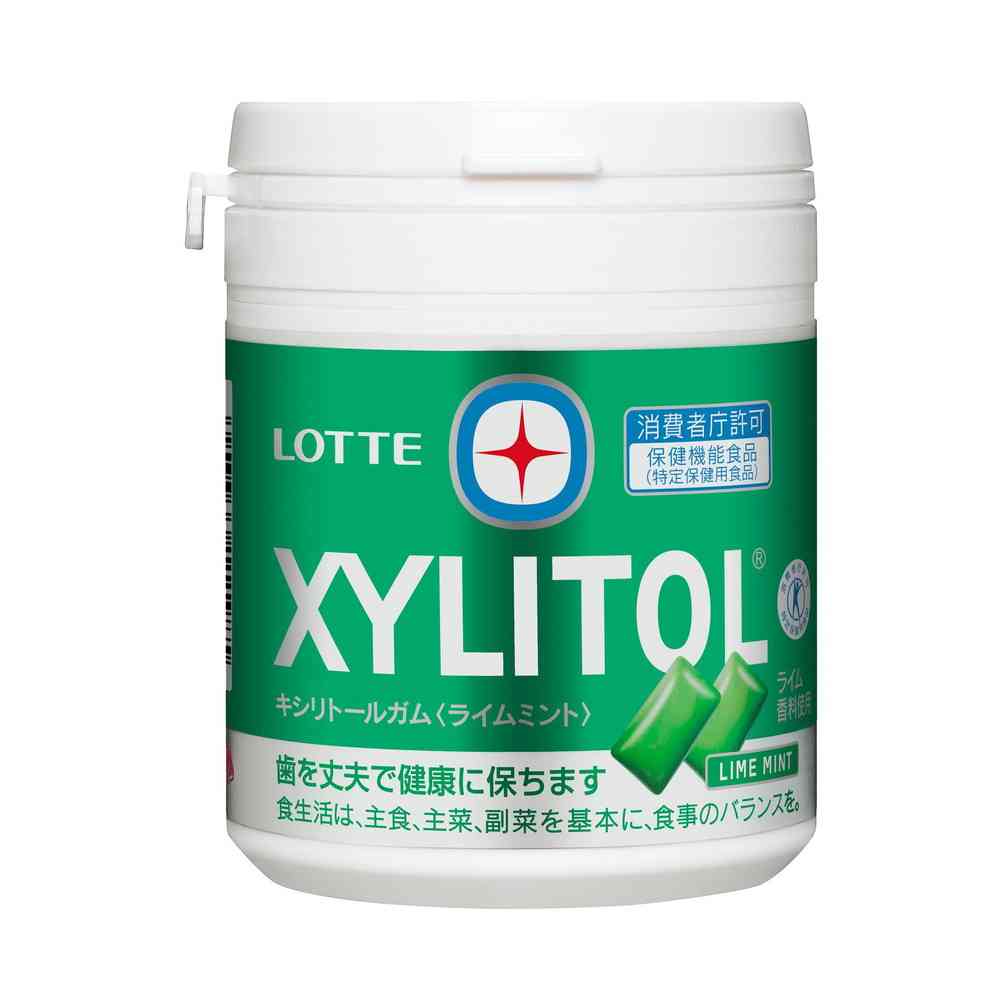 ◆ロッテ キシリトール ライムミント ボトル 133g   【6個セット】
