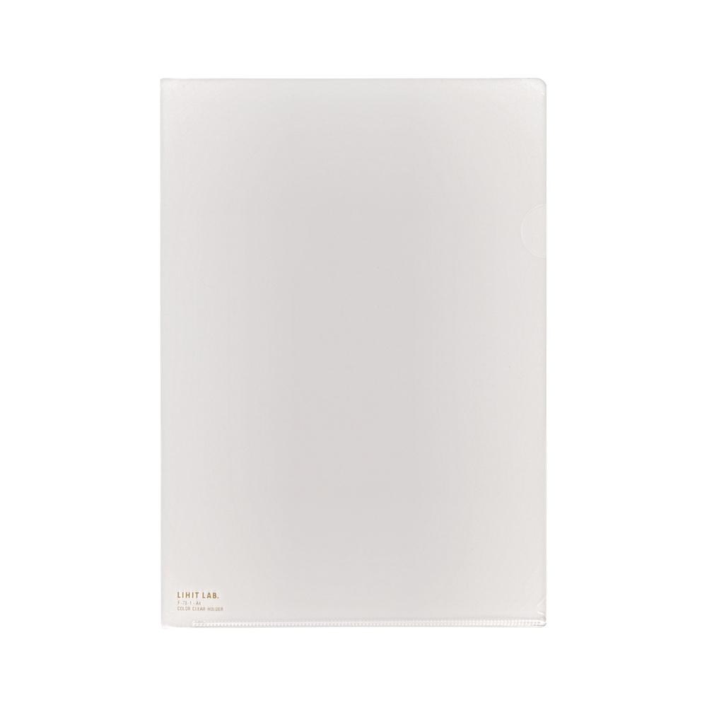 LIHIT LAB. カラークリヤーホルダー B4 乳白 1枚