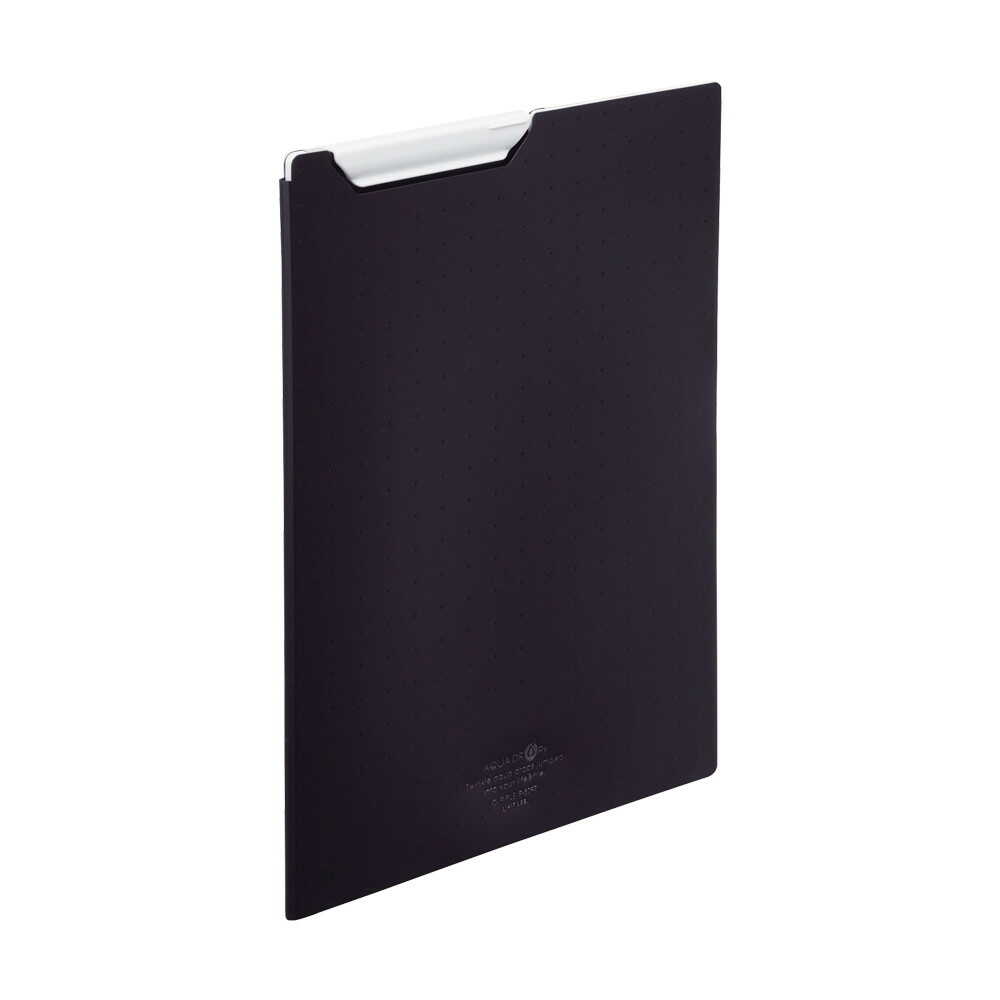 リヒトラブ AQUA DROPs クリップファイル A4 黒 1冊