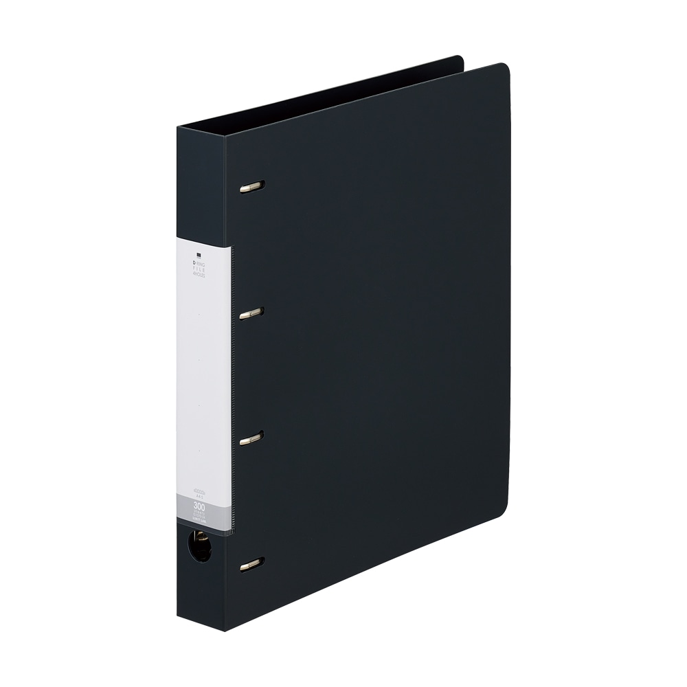 リヒト リクエスト D型リングファイル A4 クロ コピー用紙300枚 1冊