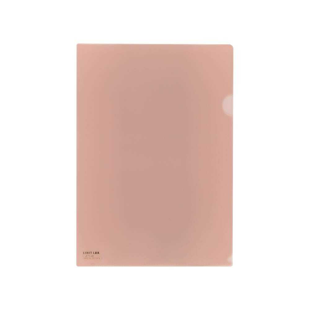 リヒトラブ カラークリヤーホルダー A4 ローズピンク 1枚