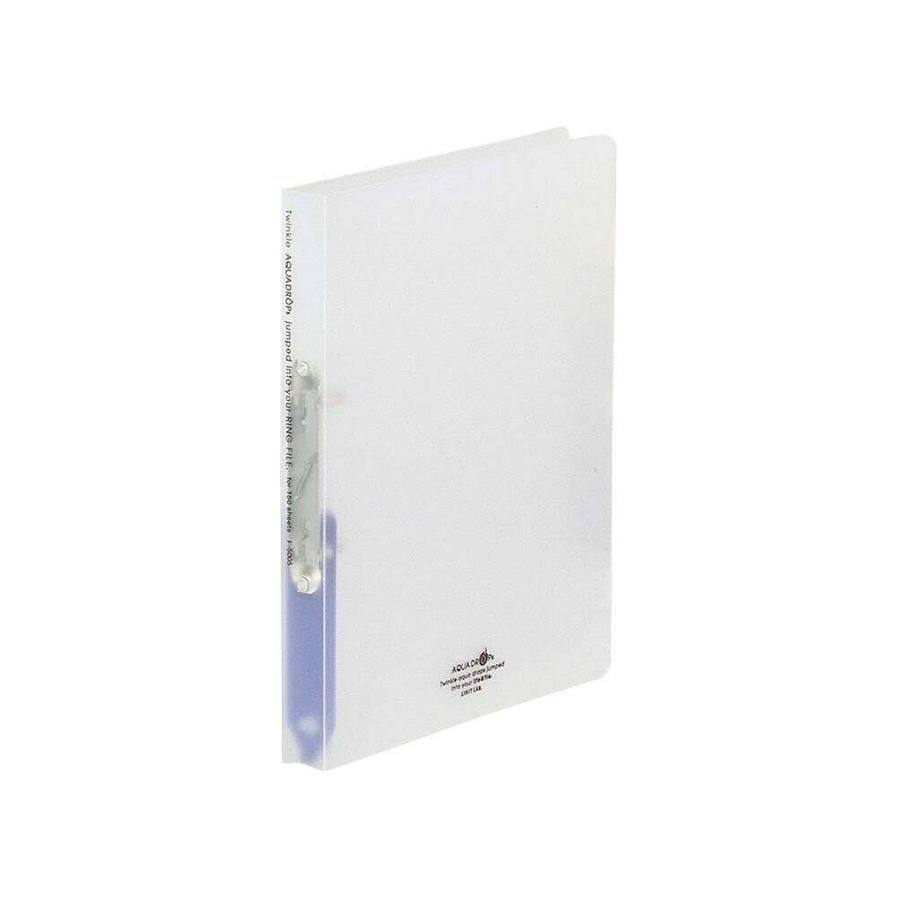 リヒトラブ AQUA DROPs リングファイル<ツイストリング> A4 乳白 1冊