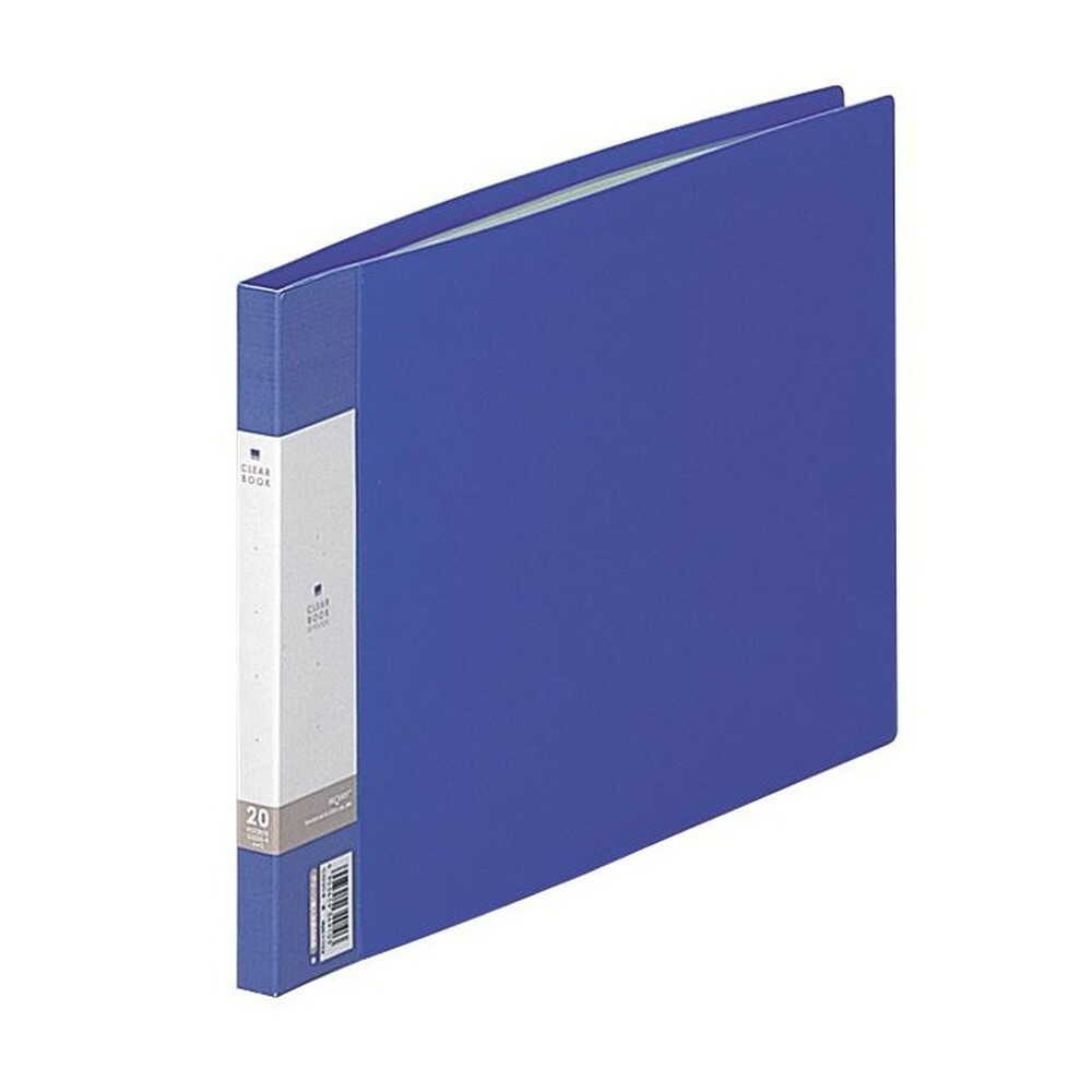リヒトラブ リクエスト クリヤーブック A4 青 20枚