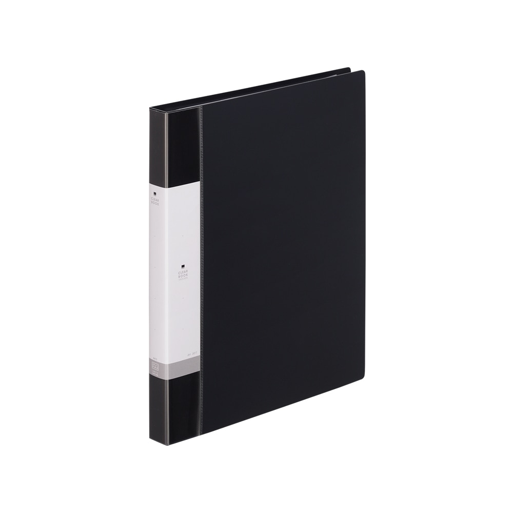 リヒト リクエスト クリヤーブック(ポケット交換タイプ) A4 黒 ポケット15枚 15枚