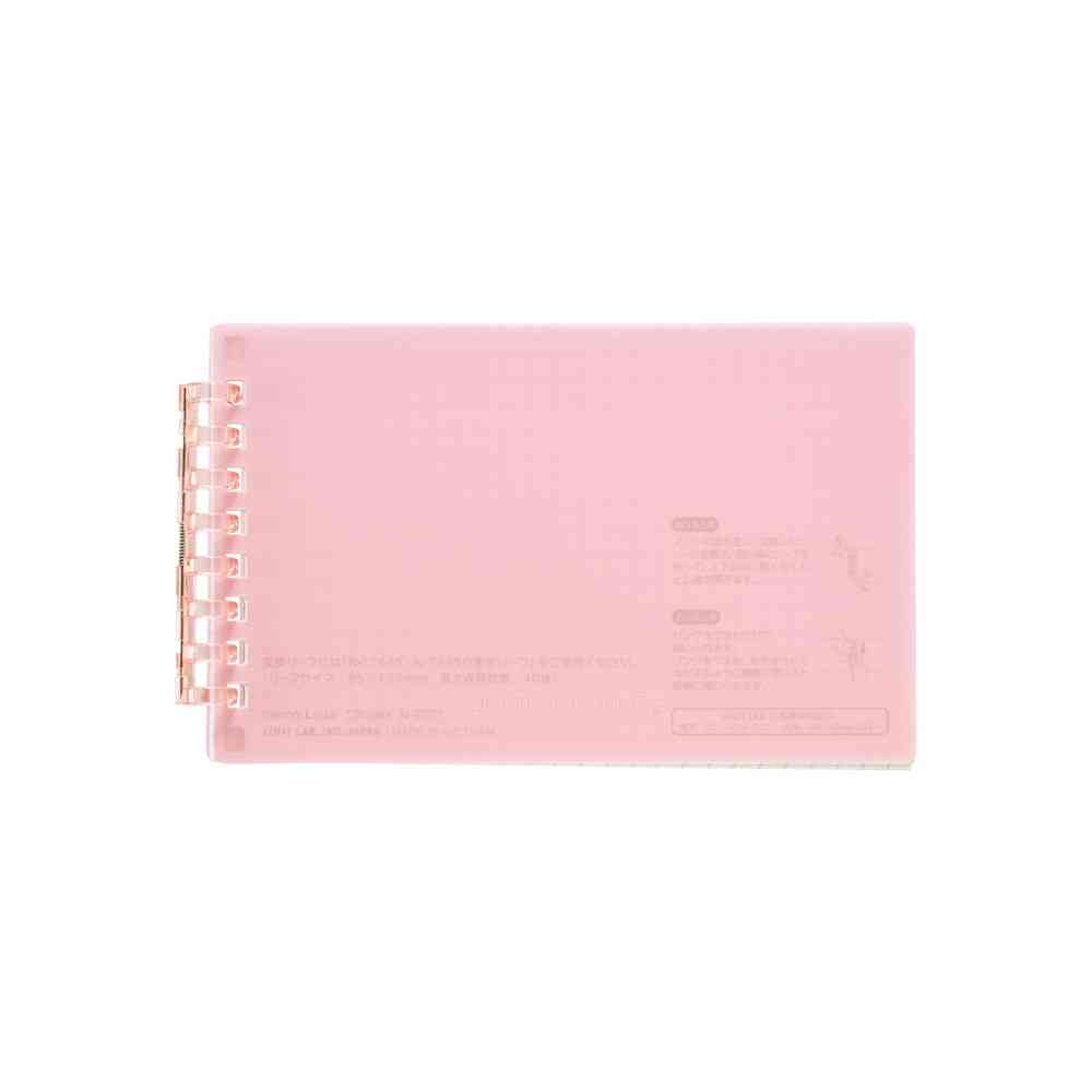 リヒトラブ  オープンリングノート メモLサイズ ピンク 1冊