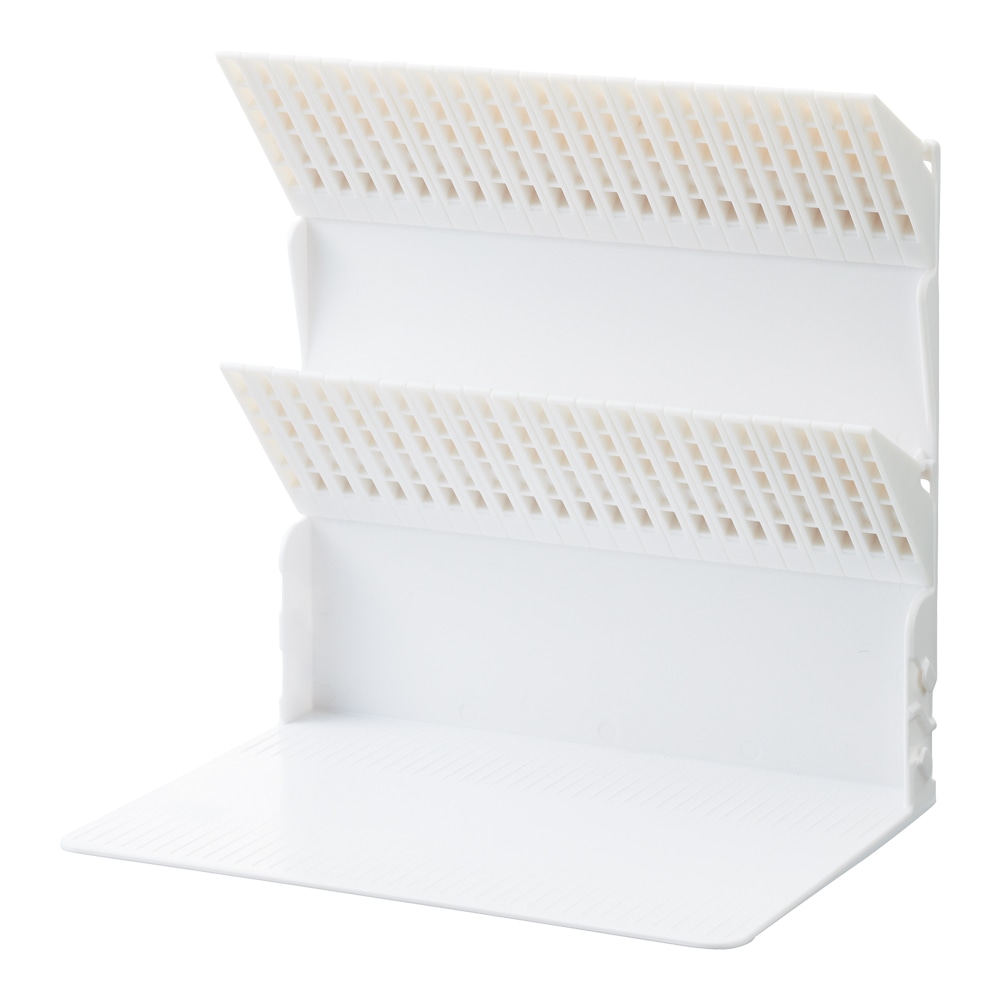 リヒト 1冊でも倒れないブックスタンド A4  ホワイト  1台