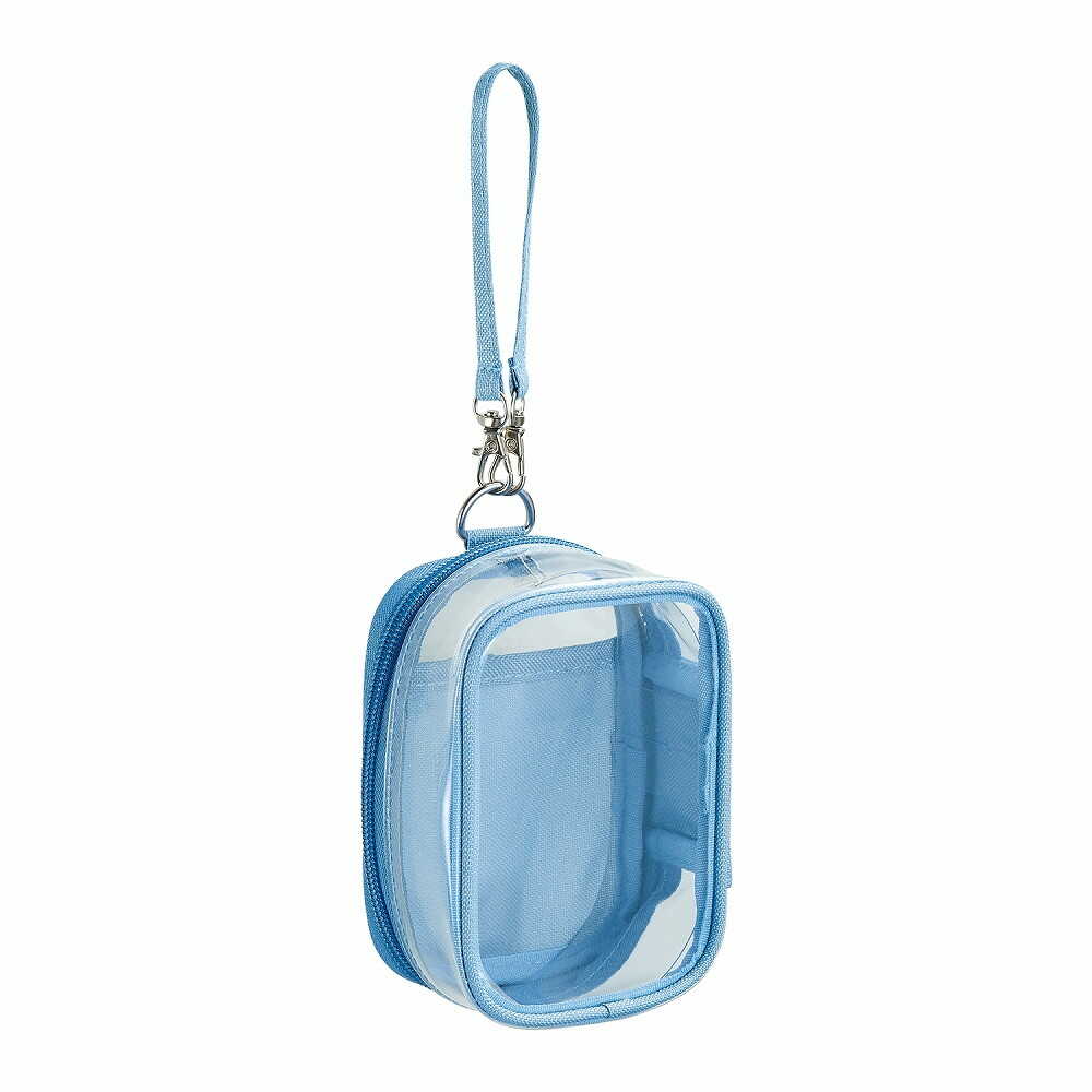 リヒトラブ myfa デコレーションボックスポーチ ミニ パウダーブルー 1個