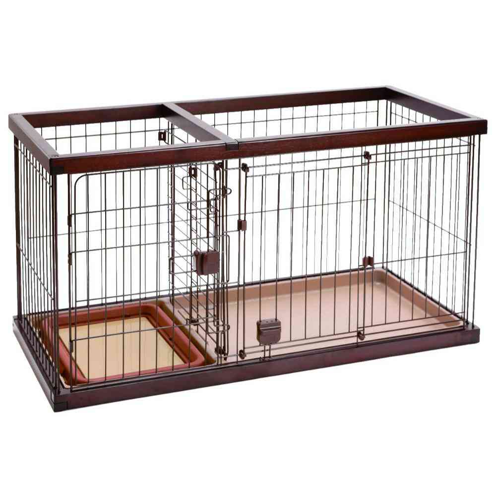 トイレのしつけが出来る ドッグルームサークル ブラウン スモール メーカー直送▼返品・キャンセル不可【他商品との同時購入不可】