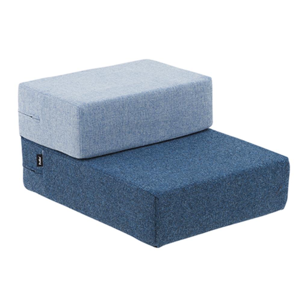 ファブリッククッションステップ オーシャンブルー メーカー直送▼返品・キャンセル不可【他商品との同時購入不可】